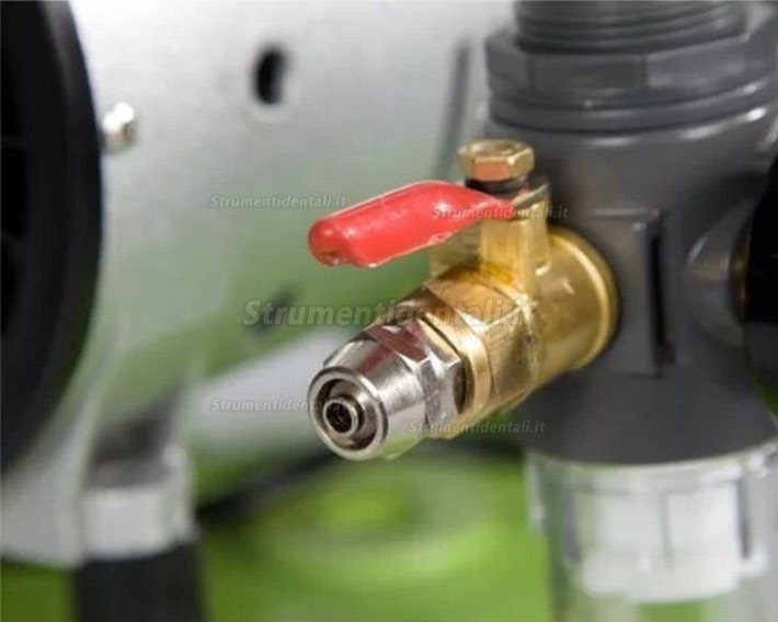 Greeloy® GA-83 90 litri compressore odontoiatrico silenziato senza olio